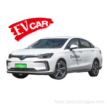 5 Seats 4 Wheels High Speed Electric Car Adult Electric Sedan Made In China baic eu5 chang an zyx Qingzhou